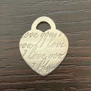 Tiffany heart shape pendant